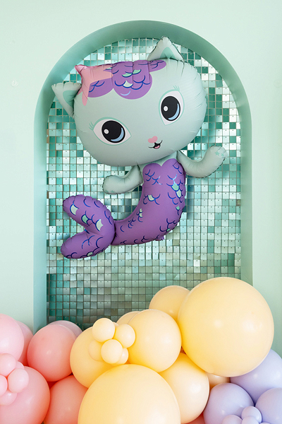Balon MerCat Violet si Albastru (80x82 cm)
