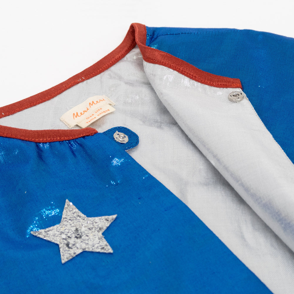 Costum Supererou Albastru Meri Meri