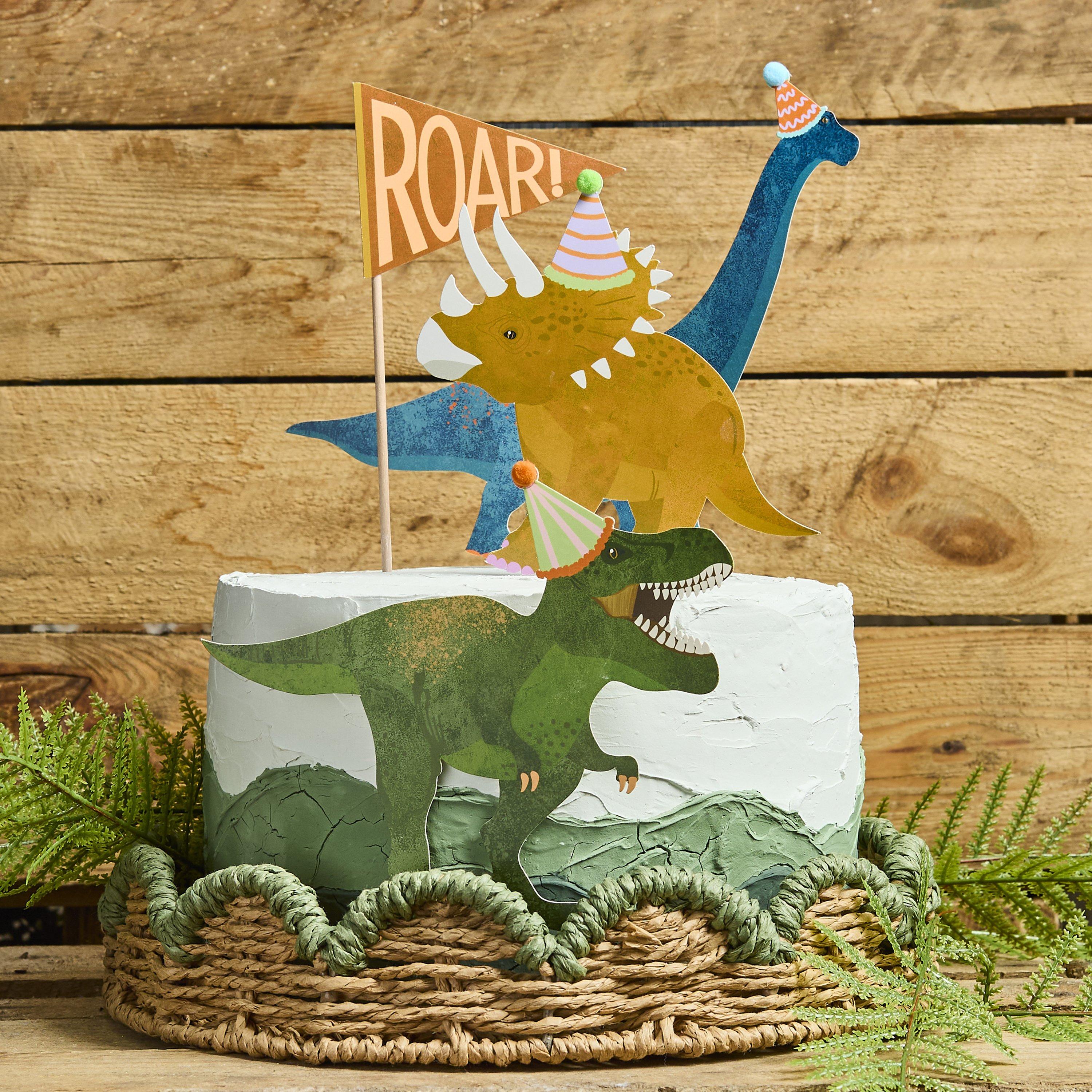 Set toppere pentru tort dinozauri (4 toppere)