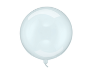 Balon Transparent Albastru, Bobo, 40 cm