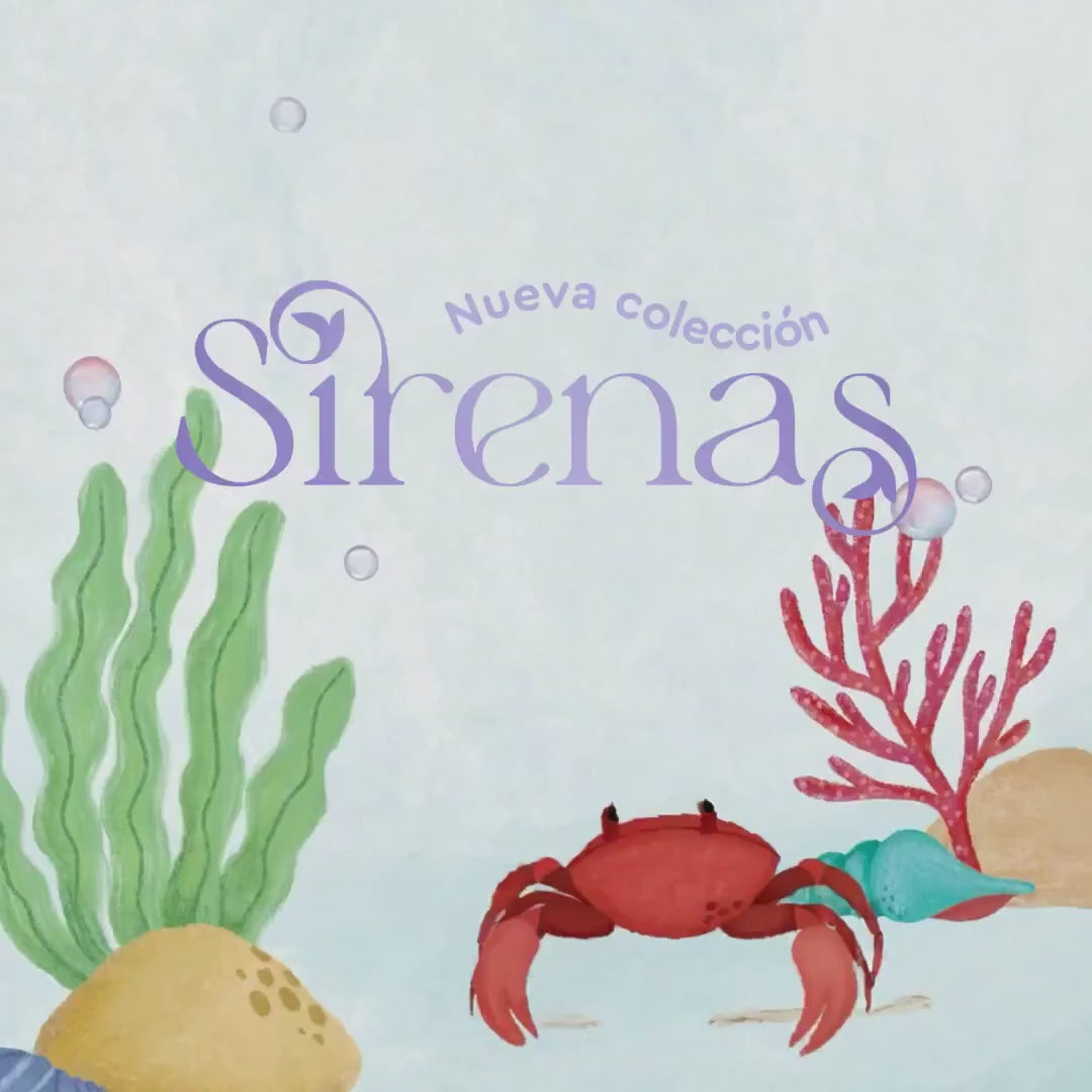 Încărcați videoclipul: Farfurii  tematică sirenă (6 buc) 23 cm, multicolor,