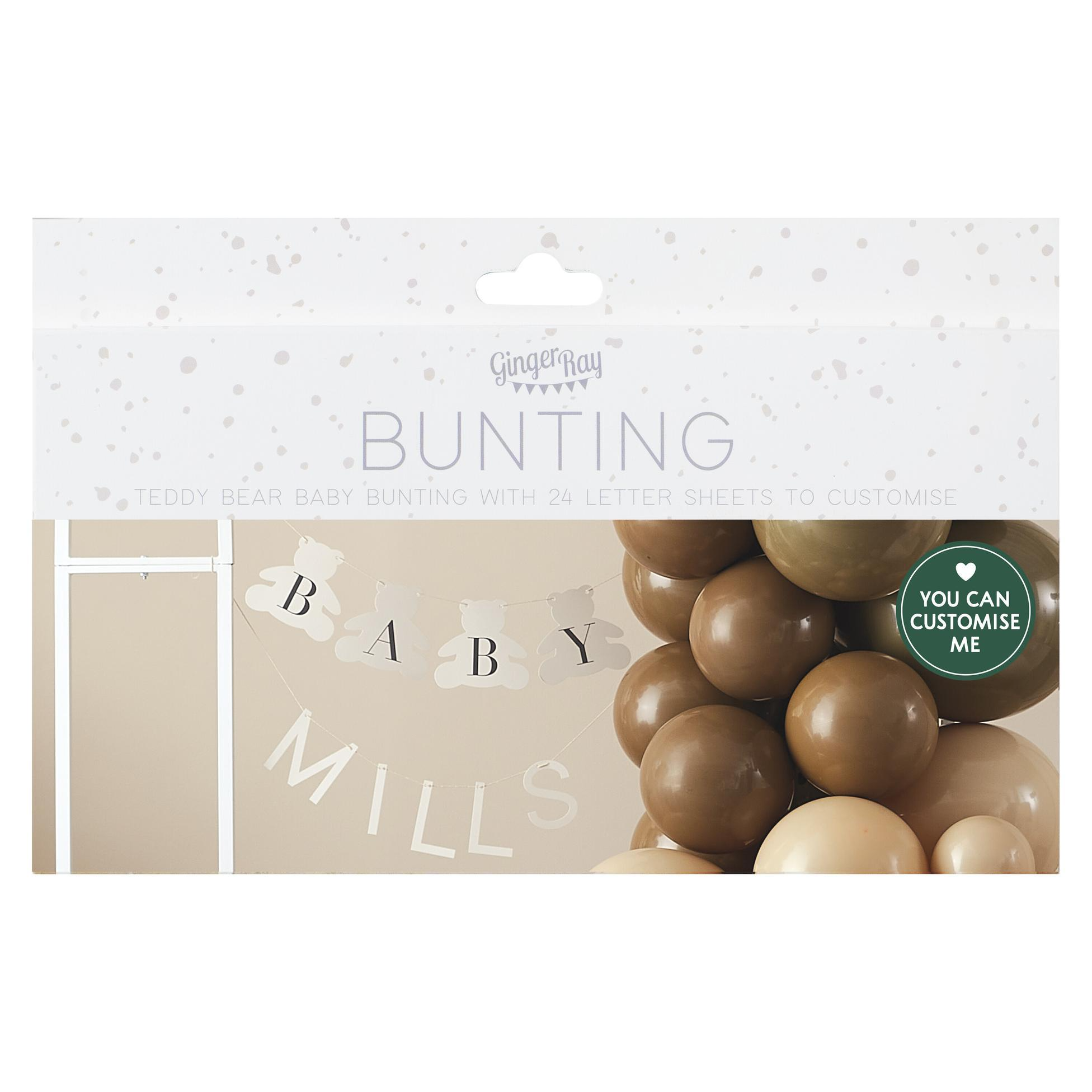 Banner Personalizabil, Ursulet, baby shower 2m