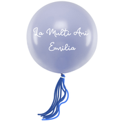 Balon XL personalizat umflat cu heliu (60cm) Mov deschis