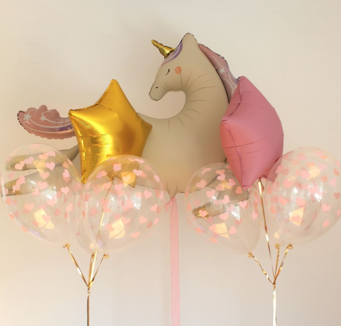 Baloane cu heliu Tematica Unicorn (9 buc)