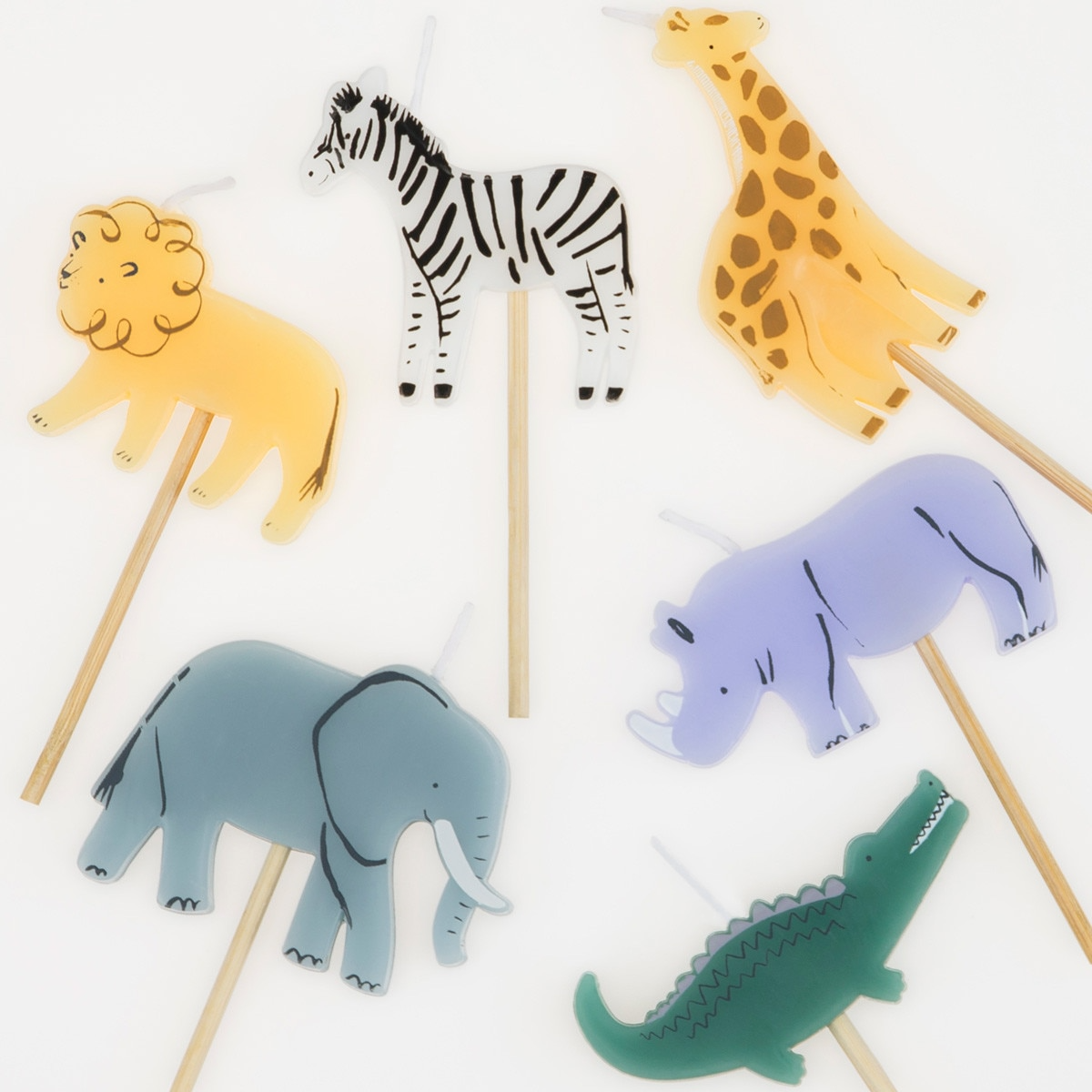 Lumanari Animale de Jungla (6 buc) Meri Meri