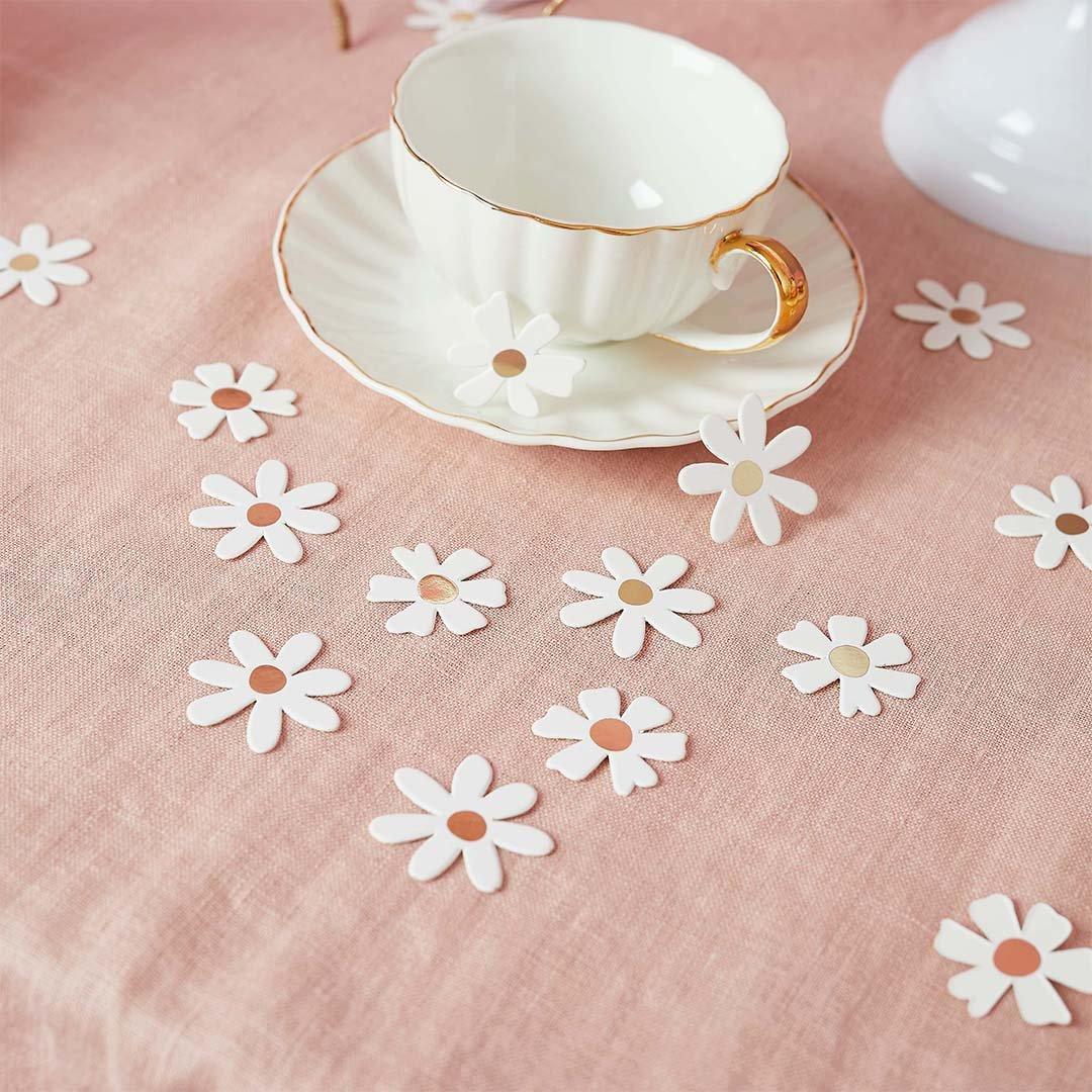 Confetti de masa margarete albe si aurie, 10 g