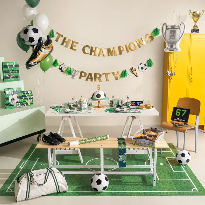 Balon folie „Golden Boot Football” 45x79 cm, auriu