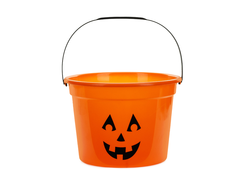 Galeata halloween dovleac (1 buc) 20, 5x15 cm, portocaliu